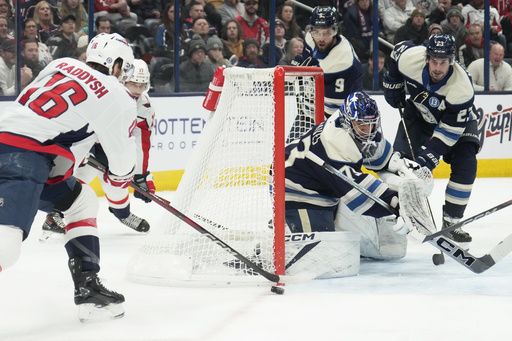 Aliaksei Protas nets overtime goal to lead Capitals past Blue Jackets 2-1