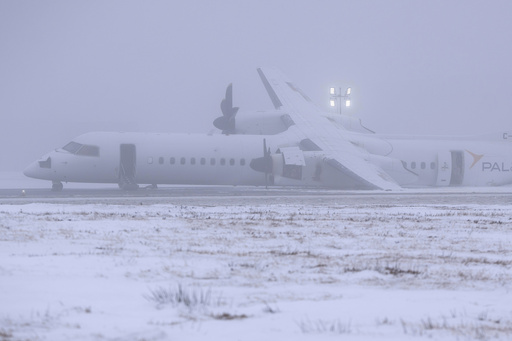 Halifax airport halts flights following aircraft landing mishap.