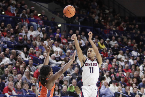 Graham Ike propels No. 13 Gonzaga to an 86-65 victory against Bucknell