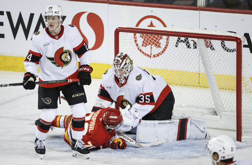 Tkachuk nets overtime goal to propel Senators over Flames 3-2