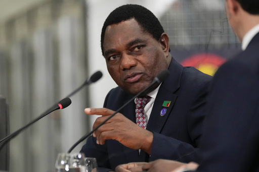 Zambian authorities detain two suspects for purportedly conspiring to cast a spell on President Hichilema.