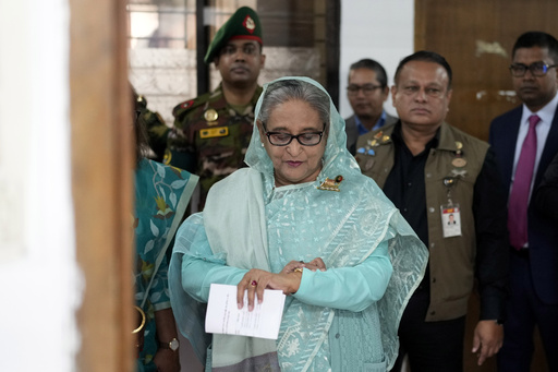 Bangladesh requests the return of deposed leader Sheikh Hasina from India.