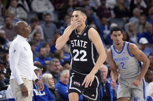 Riley Kugel nets 19 points in Mississippi State’s 79-66 victory over No. 21 Memphis