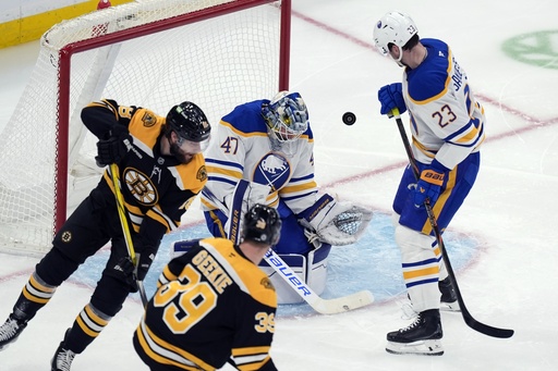 Morgan Geekie nets decisive goal as Bruins hand Sabres 13th consecutive defeat with 3-1 victory