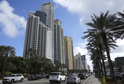 Approximately 36 tall buildings in South Florida are experiencing sinking issues.