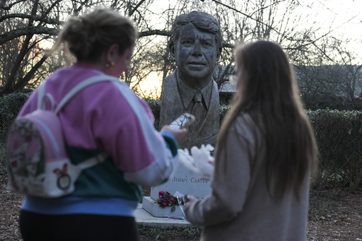 Jimmy Carter, the 39th President of the United States and Nobel Prize laureate, passes away at the age of 100.