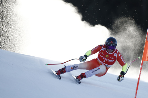 Super-G event at Bormio slopes, soon to host Olympics, witnesses another skier airlifted to medical facility.