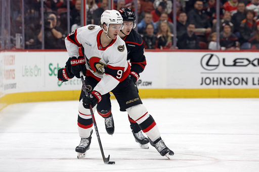 Pinto nets a pair, Ullmark notches second shutout of the season as Senators defeat Hurricanes 3-0