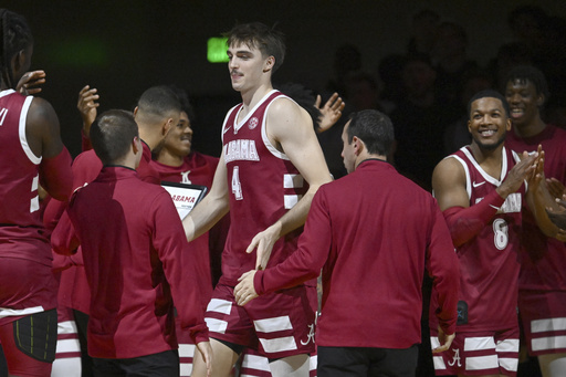 Nelson comes back to assist No. 6 Alabama in fending off Eaglestaff, North Dakota, 97-90