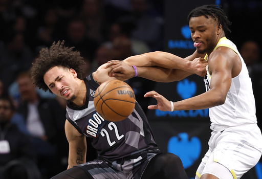 Lauri Markkanen contributes 21 points, guiding the Jazz to a 105-94 victory against the Nets.