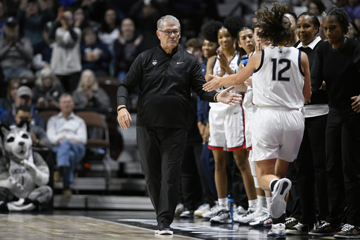 Bueckers powers No. 7 UConn to a dominant 67-41 victory against Providence in their last Big East matchup of 2024.