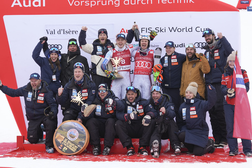 World champion Henrik Kristoffersen secures World Cup slalom, marking his first win in almost two years.