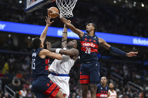 Jalen Brunson nets career-best 55 points in Knicks’ 136-132 overtime victory over Wizards.