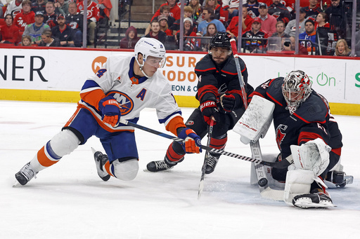 Kochetkov secures initial shutout of the season, leading Hurricanes to 4-0 victory over Islanders