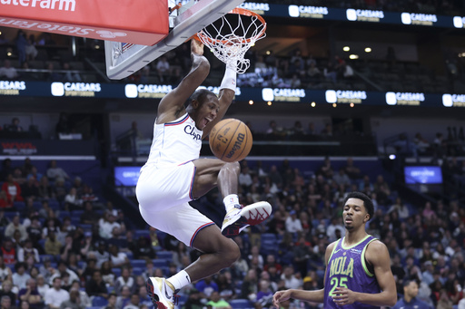 Clippers rally past struggling Pelicans 116-113 behind Powell and Harden’s efforts