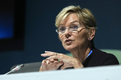 Energy Secretary Granholm cautions about unrestricted shipments of liquefied natural gas.