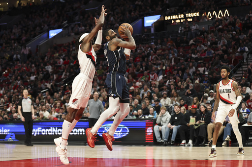 Shaedon Sharpe nets 23 points as Trail Blazers triumph over depleted Mavericks 126-122