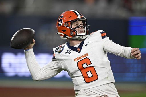 Kyle McCord of Syracuse sets new ACC season passing yards record, surpassing Deshaun Watson