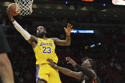 Herro nets 31 as Heat dominate LeBron and the faltering Lakers 134-93