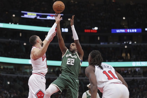 Bucks dominate Bulls 112-91 with Middleton and Lopez stepping up in absence of Giannis and Lillard