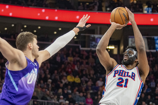 Embiid and Maxey each net 32 points to propel 76ers over Jazz 114-111