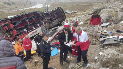 A traffic collision in a secluded region of western Iran resulted in 9 fatalities and 14 injuries.