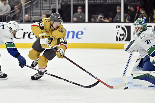 Golden Knights defeat Canucks 3-1, securing sixth victory in seven matches