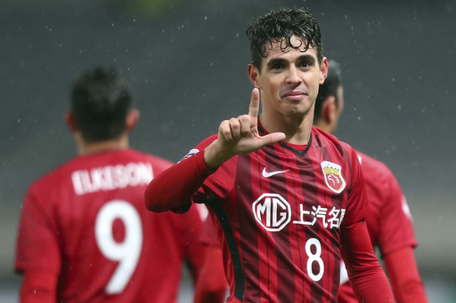 Ex-Chelsea midfielder Oscar makes a return to Sao Paulo from China