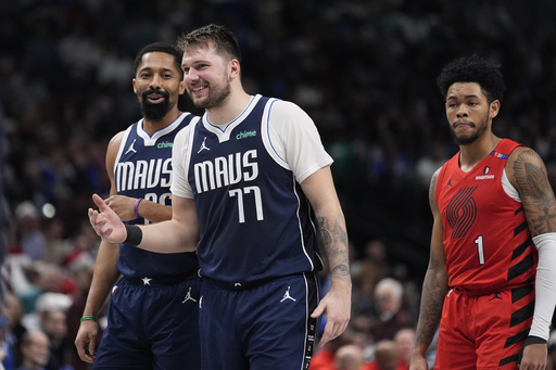 Doncic nets 27 points in comeback from two-game hiatus as Mavericks defeat Trail Blazers 132-108