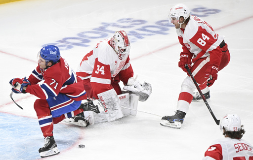 Laine nets another goal as Canadiens defeat Red Wings 5-1, winning the two-game series on back-to-back evenings.