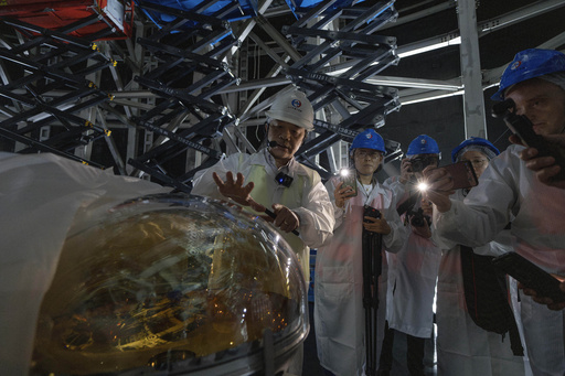 A novel neutrino detector in China seeks to detect elusive ghost particles surrounding us.