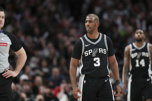 Chris Paul thrown out of the Spurs matchup with the Trail Blazers