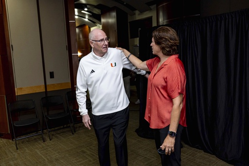 Mario Cristobal honors former Miami men’s basketball coach Jim Larrañaga: ‘He is a legend’