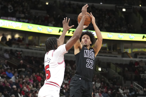 Giddey records triple-double while Bulls overpower Nets in decisive 128-102 win