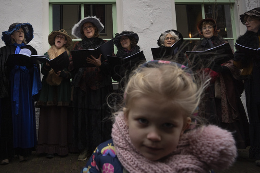 Characters from Charles Dickens spring to life in a Dutch town captivated by the English writer.