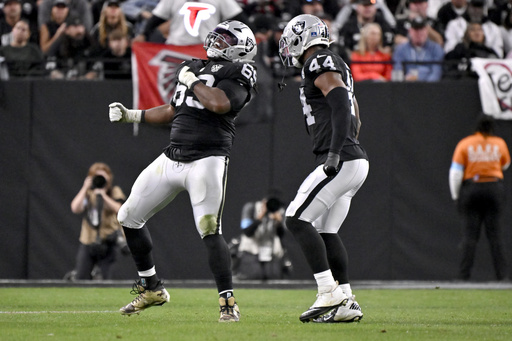 Raiders continue pressuring rival quarterbacks despite missing key pass rushers.