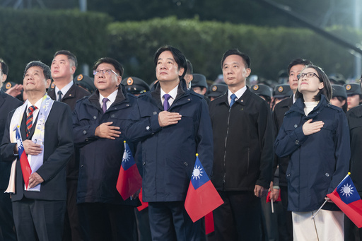 Taiwan’s leader promises to increase the island’s defense spending amid escalating threats from China.