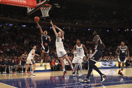 McNeeley propels No. 18 UConn to victory over No. 8 Gonzaga, 77-71