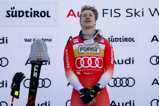 Odermatt claims victory in Gardena with a commanding performance in World Cup downhill event.