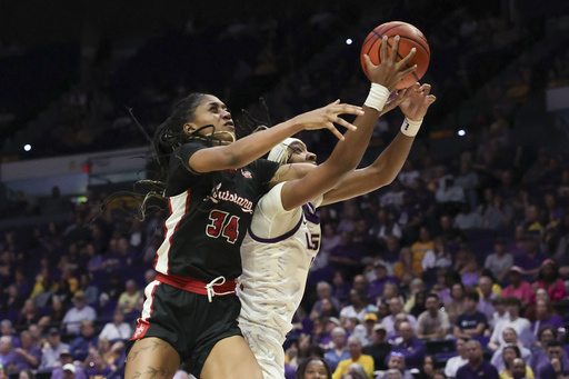 Wolfenbarger and Morrow guide No. 4 LSU to victory over Louisiana-Lafayette 85-57