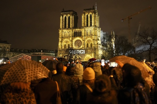 Paris’ sacred heart revives: Notre Dame holds its first Mass following the 2019 blaze.