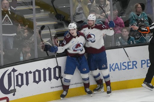 Avalanche and Sharks battle as Blackwood and Georgiev compete against their old teams following goalie trade.