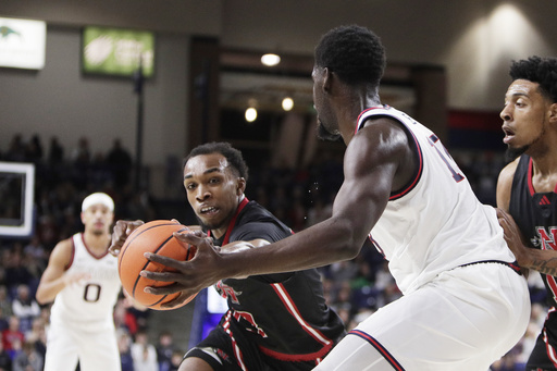 Gonzaga, ranked 13th, secures a dominant 102-72 victory over Nicholls with a strong second-half performance.