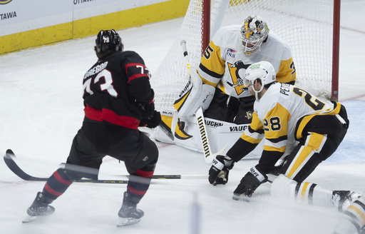 Brady Tkachuk nets overtime goal as Senators defeat Penguins 3-2