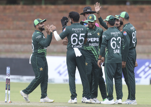 Pakistan opts to bat first after winning the toss in the opening T20 match versus Zimbabwe.