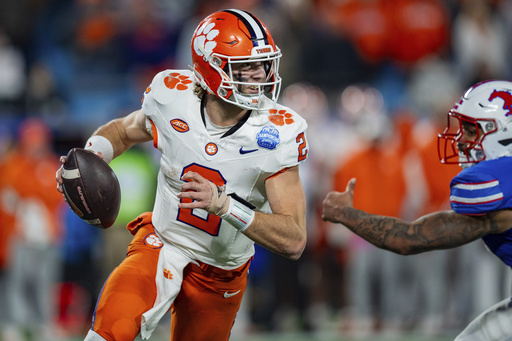 Quarterback Cade Klubnik declares his intention to stay at Clemson for the 2025 season.