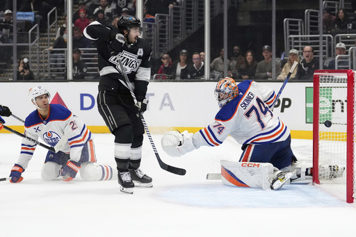 Byfield nets overtime winner with 1:41 remaining, propelling the Kings to a 4-3 victory over the Oilers.