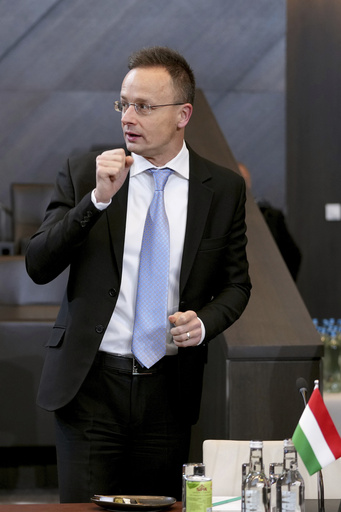 Hungary’s representative indicates a lack of agreement on Ukraine’s NATO membership invitation.