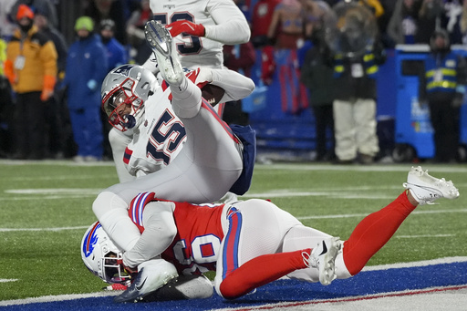 Patriots coach Jerod Mayo sees promise in his young squad after close defeat to the Bills.