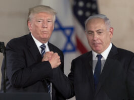 Donald Trump and Israeli Prime Minister Benjamin Netanyahu